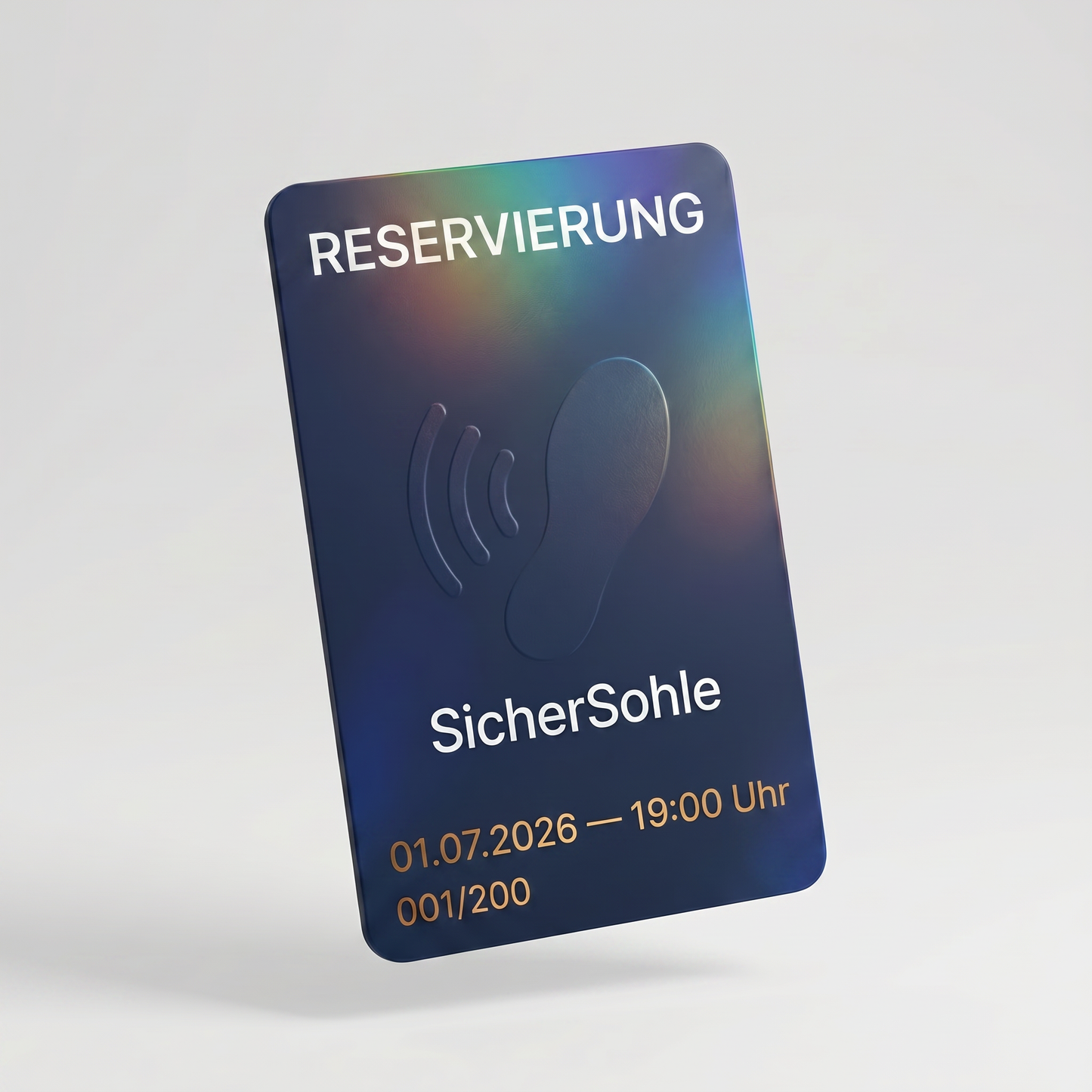 SicherSohle Reservierungsticket